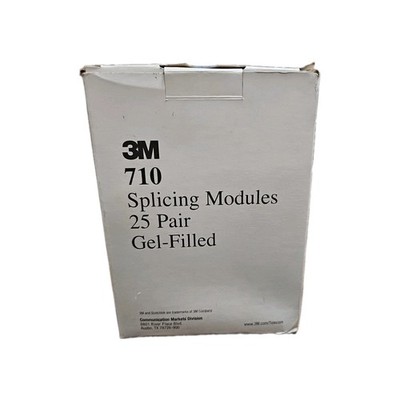 3M 3M710-BC1-25 SPLICING MODULES 25 PAIR DRY (BOX OF 47 Pcs) 