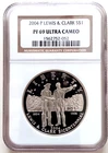 2004-P Lewis & Clark Bicentennial Comm. Silver Dollar NGC PF69 Ultra Cameo