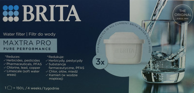 BRITA MAXTRA PRO Pure Performance Water Filter Cartridge - 3 Pack
