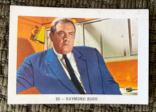 Ironside Raymond Burr 1971 Galeria De Artistas Spanish TV Card