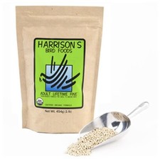 HARRISON Bird Food Adult Lifetime Fin Maintenance Formula For S to M Birds 454g.