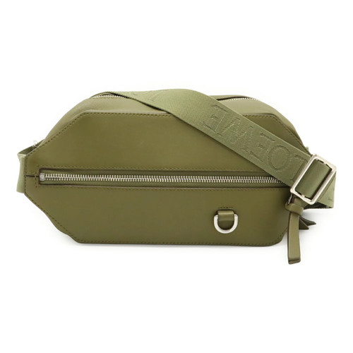 LOEWE Convertible Sling Bag, Body Shoulder Leather, Khaki Green, B... GZl1iesi