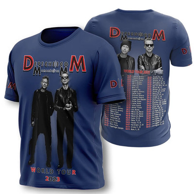 Depeche Mode Band Memento Mori World Tour 2023 3D All Over Print T-Shirt QT1356