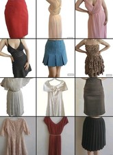 Lot of 50 Women's Dresses Skirts  Tops - Many Worn Only For Photosessions