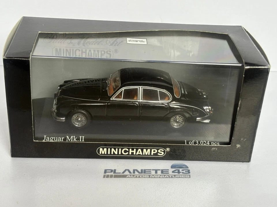 MINICHAMPS 430130604 JAGUAR MKII 1959 BLACK 1/43 - Photo 3/3