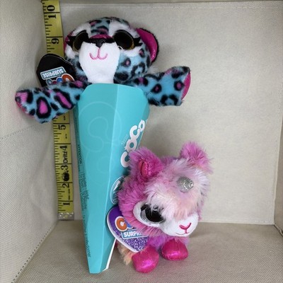 Zuru Coco Surprise Neon! Otto the Leopard and Goldie the Lama plush, 2020, (I)