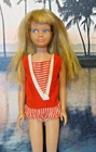 VINTAGE  Skipper Doll In Original Swimsuit