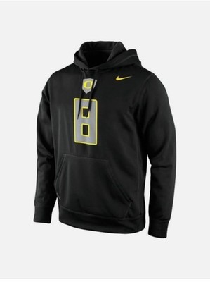 Nike Therma-FIT Oregon Ducks #8 Marcus Mariota Football Hoodie - Men's Size XL