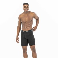 Boxershorts Herren Gildan Baumwoll-Stretch 4Er-Pack Langes Bein M Heather