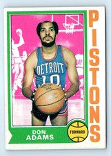 1974-75 Topps #4 Don Adams