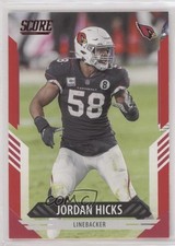 2021 Score Red Jordan Hicks #250 0r81