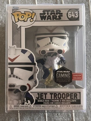 Funko Pop! Vinyl: Star Wars - Gaming Greats - Jet Trooper - GameStop  #643