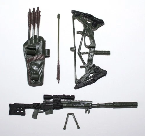 PURGE 803 Gnawgahyde Sniper Rifle Bow Lot GIJOE CLASSIFIED SERIES 6" Scale 1/12