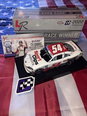 2022 Ty Gibbs Sports Clips Atlanta Raced Win NASCAR Diecast 1:24 JGR New