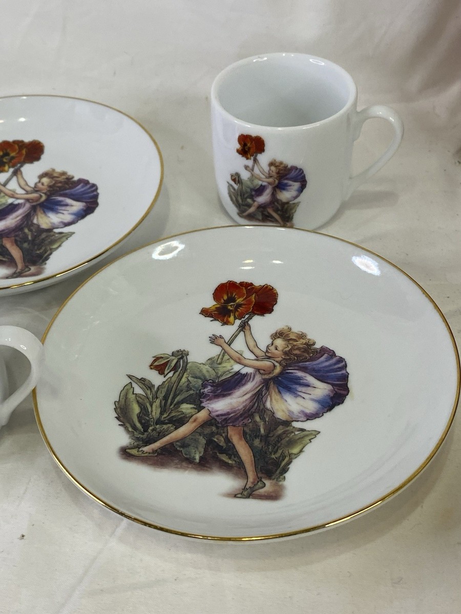 reutter porzellan germany Frederick Warne Flower Fairies Tea Set 3