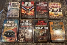 Lot Of 8 Harry Turtledove Books Alternate Timeline Novels Hardcover