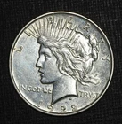 1922-P  $1 Silver Peace Dollar Cleaned