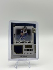 2021 Panini Contenders Optic Rookie Ticket Simi Fehoko Auto Dallas Cowboys NFL