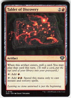 Tablet of Discovery 132 Secrets of Strixhaven Magic the Gathering