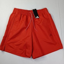 Adidas Multi Sport Essentials 7" Inseam Shorts Men's Size S Orange JM2194 NWT