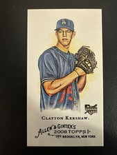CLAYTON KERSHAW 2008 Topps Allen & Ginter #72 Mini Rookie Rc