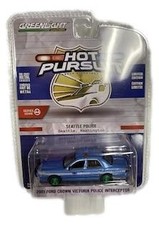 Greenlight 1:64 Hot Pursuit Series 44 2001 Ford Victoria Police Seattle CHASE