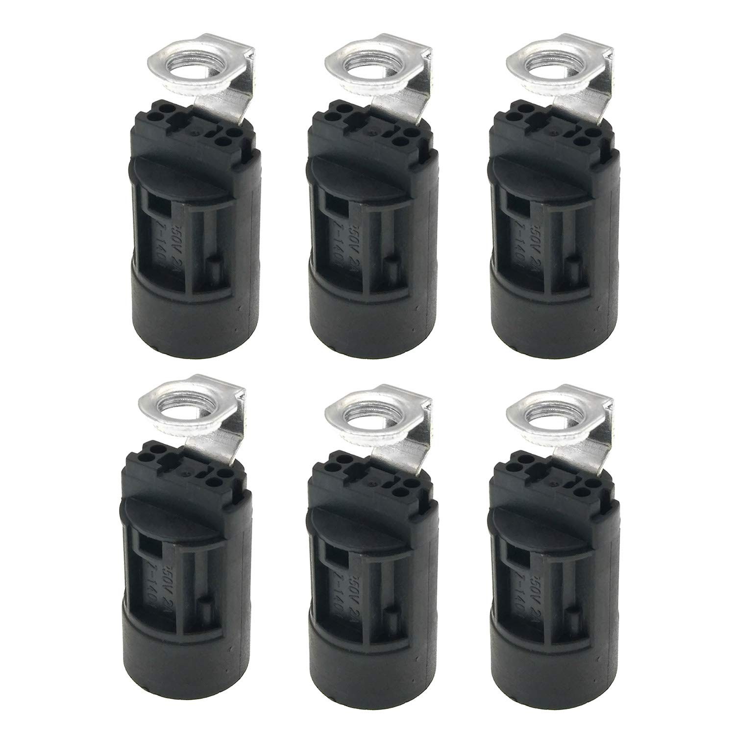 Douille E14 noire de 52 mm pour ambiance tamisée avec ampoule flamme