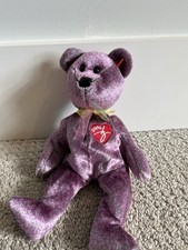 Ty Beanie Baby 2000 Signature Bear 6th Generation - Missing Hang tag