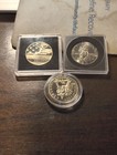 1989d Congress, 1992s xxv Olympiad,  1993p ww2 clad half dollars - 3 Coins - — photo 1