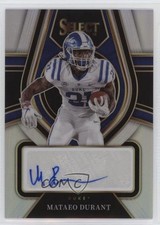 2022 Select Draft Picks Rookie Signatures Silver Prizm Mataeo Durant Auto 8wm