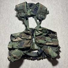 USGI Military Enhanced Tactical Load Bearing Vest Woodland 8415-01-296-8878