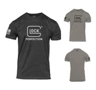 Glock AP9637 Men's Perfection Logo Tee Graphic Short Sleeve T-Shirt, Classic Fit