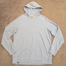 johnnie-o Bow Cotton Blend Pullover Mailbu Blue Hoodie JMKO3430 Men's L