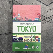 Next Station Tokyo Board Game Blue Orange Flip (Roll) 