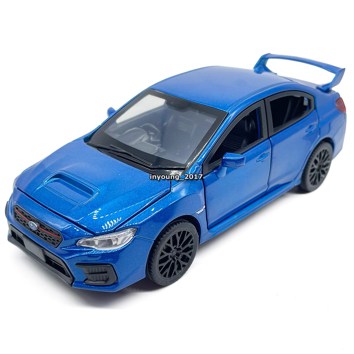 1/30 Subaru WRX STI Model Toy Car Diecast Toy Vehicle Boys Toys Kids Gifts Blue