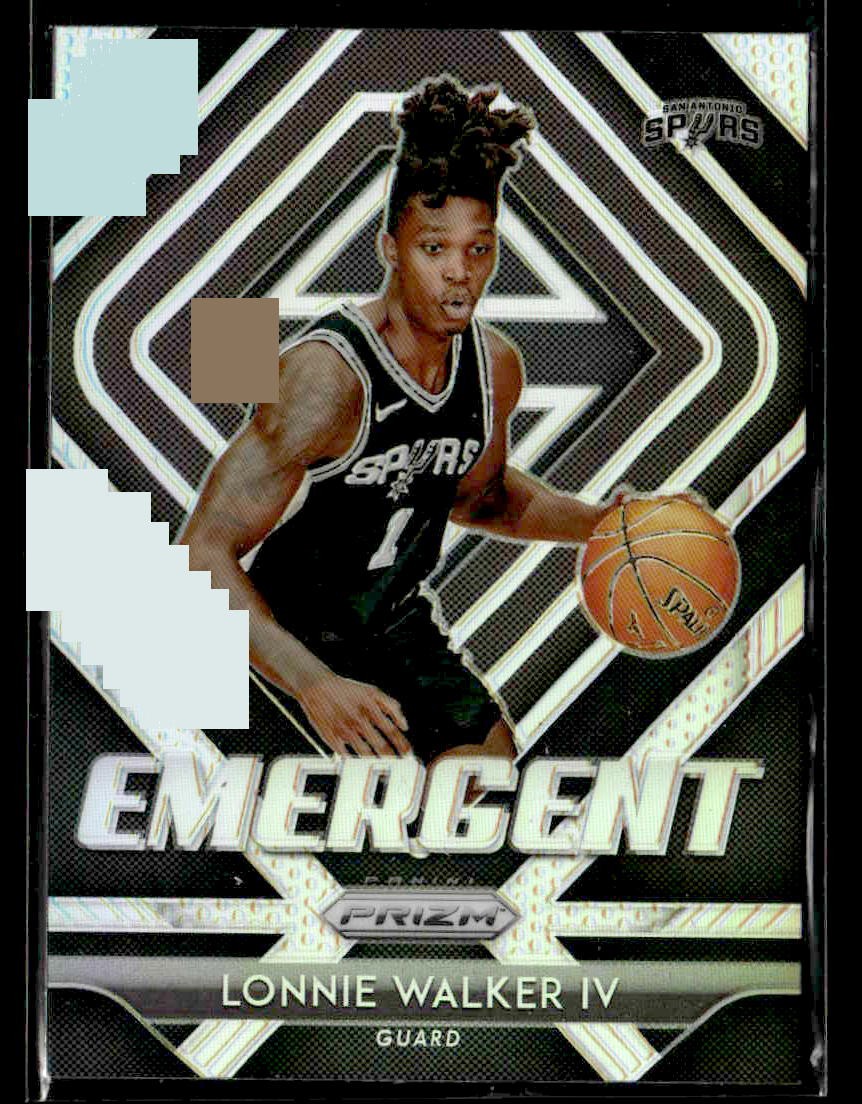 2018-19 Panini Prizm - Emergent Silver - #18 Lonnie Walker IV