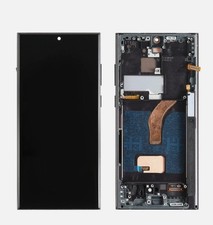 For Samsung Galaxy S22 Ultra S908U1/W LCD Display Touch Screen Frame Replacement
