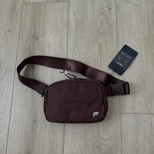 Fabletics The Belt Bag One Size OS Brown Cacao Adjustable NWT