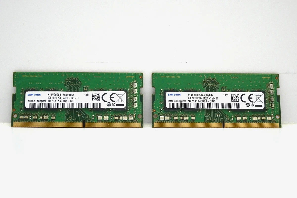 Samsung Computer PC4-19200 (DDR4-2400) Bus Speed RAM 2 Modules for