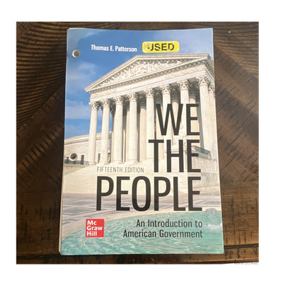 McGraw Hill We the People: American Government 15th Ed Loose-Leaf 2016