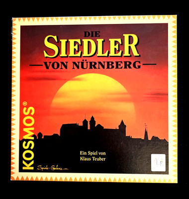 RARE!!! ''DIE SIEDLER VON NURNBERG'' - KOSMOS - PUN, COMPLETE; GERMAN WITH ENGLISH