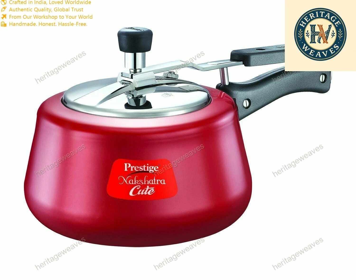 Prestige Pressure Cooker 2 Litres Nakshatra Aluminium