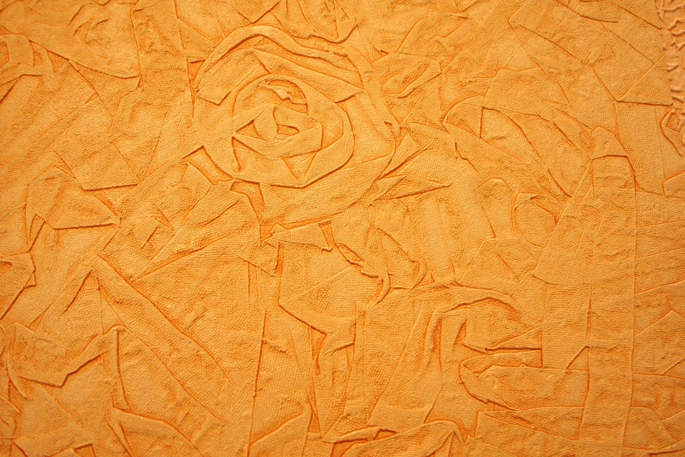 Rolos de papel de parede amarelo manteiga/dourado (40506), vermelho/dourado (40509), pêssego (40502) - Imagem 4 de 4