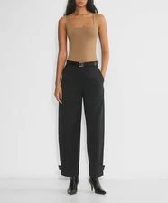 Aritzia Babaton Contour Saville Sleeveless Square Neck Bodysuit Sz S