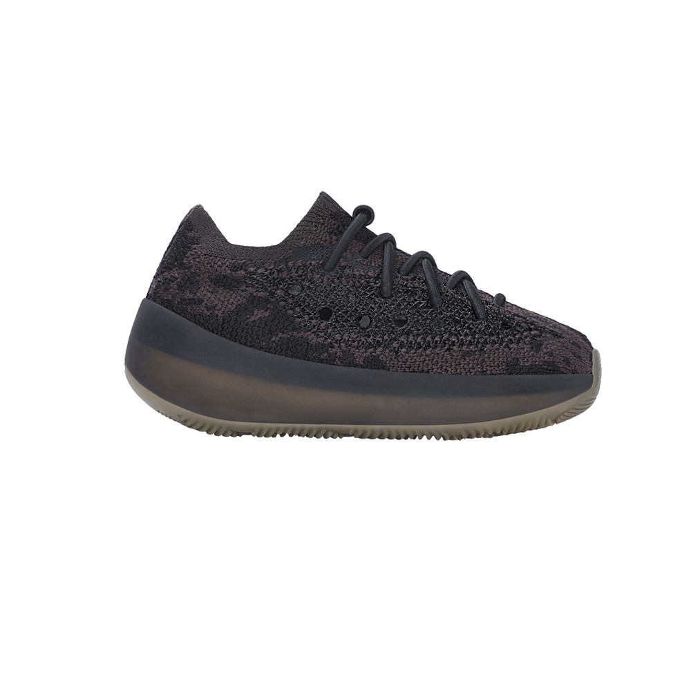 adidas Yeezy Boost 380 слипоны для маленьких мальчиков, черные кроссовки, повседневная обувь FZ4422