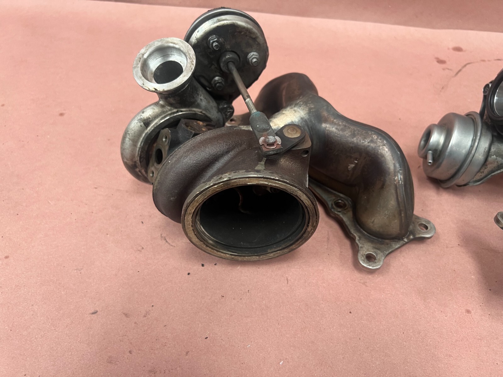 N54 Turbocharger with Exhaust Manifold Bank 1 BMW E90 335I 335xi OEM