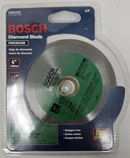 Bosch DB443C Diamond Saw Blade 4" Wet/Dry Continuous Rim