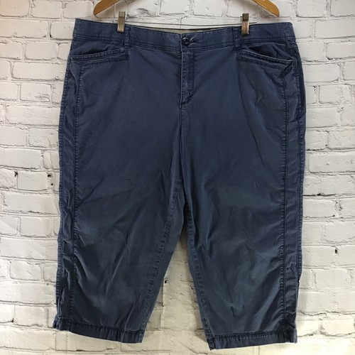 Great Northwest Indigo Capri Pants Blue 