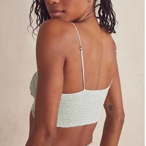 NWT Free People Intimately FP Mariana Bralette Clear Sky Women's Size Medium - Picture 4 of 5