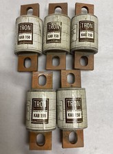 BUSSMANN,KAB-150,TRON FUSE 150AMP 250V LOT OF 5 NOS